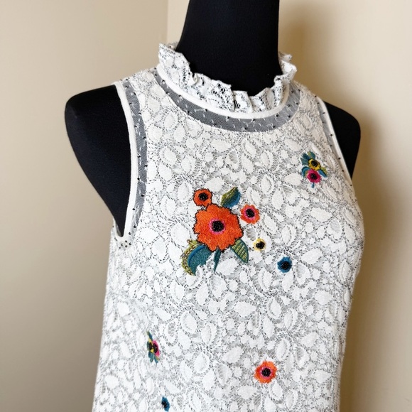 Anthropologie Maeve Macie Lace Top 4 - Picture 3 of 14